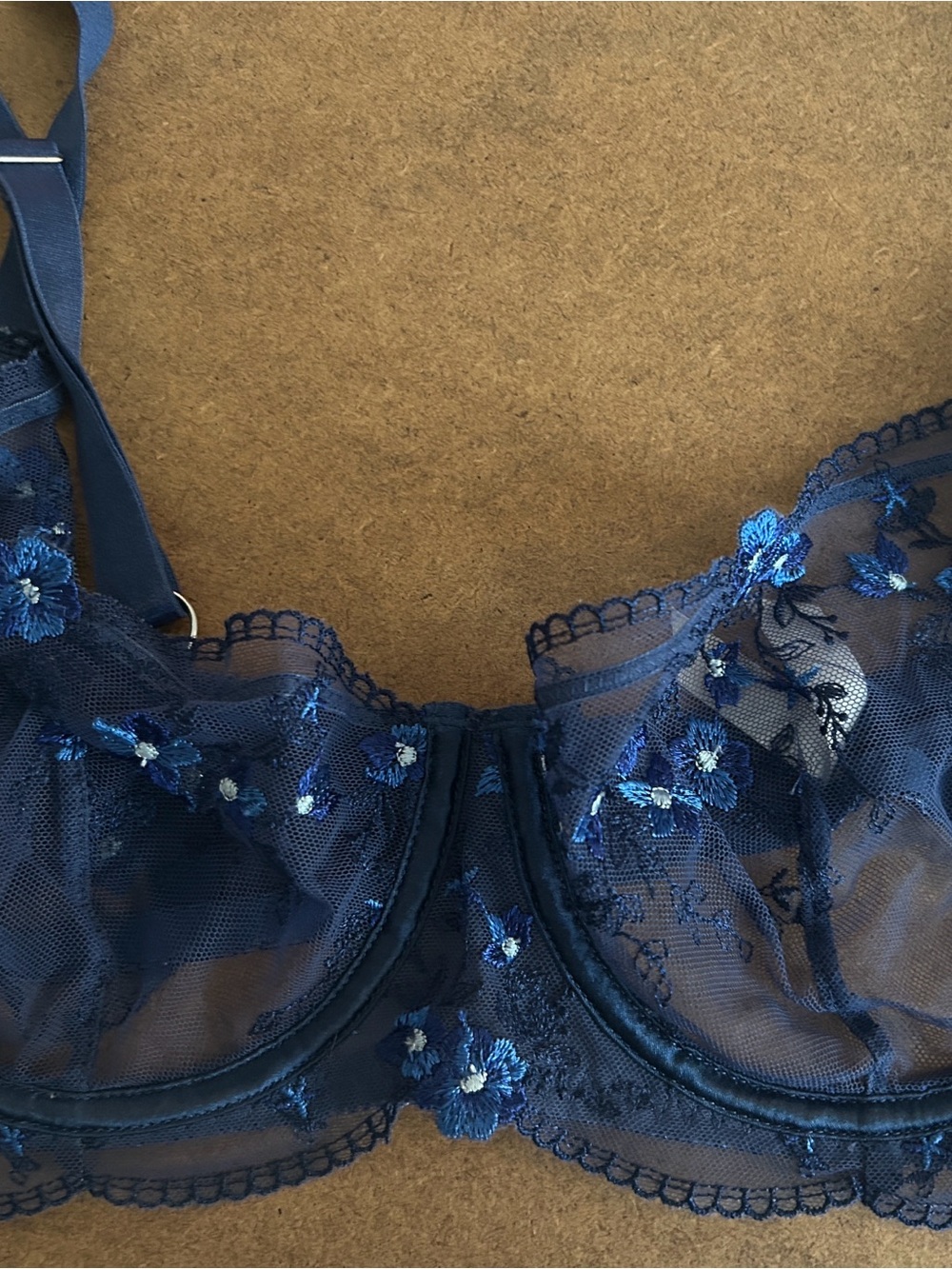 KTL Sophia Navy Underwire Bra